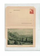 FAL14 - LIECHTENSTEIN CARTE LETTRE MICHEL N°K1 PETITS DEFAUTS - Enteros Postales