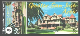 San Jose - Booklet Greater San José Area - 8 Mail Post Cards, Save Miniatures - 20,6 X 8,8 Cm - Complete - San Jose