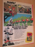 SPI2019 : PAGE Plastifiable Sur Demande REVUE SPIROU Année 1975 76 1 PAGE ANNONCE SORTIE DU CIDRE POUR LES ETOILES - Spirou Et Fantasio