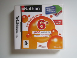 JEU NINTENDO DS Entrainement 6e Nathan Maths Et Français 11-12 Ans - Nintendo DS