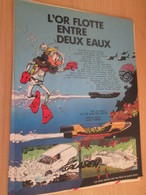 SPI2019 : PAGE Plastifiable Sur Demande REVUE SPIROU Année 1975 76 1 LES PETITS HOMMES  PAGE ANNONCE SORTIE NOUVEL ALBUM - Petits Hommes, Les