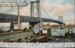 CPA. > Amérique > Etats-Unis > NY - New York > New York City > Le Pont De Williamsburg Daté 1906 - Ponts & Tunnels