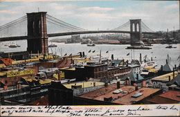 CPA. > Amérique > Etats-Unis > NY - New York > New York City > Le Pont De Brooklyn, Daté 1907 - TBE - Ponts & Tunnels