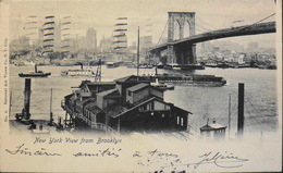 CPA. > Amérique > Etats-Unis > NY - New York > New York City > Le Pont De Brooklyn, Daté 1905 - TBE - Brücken Und Tunnel