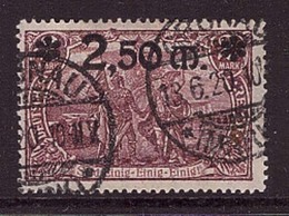 Deutsches Reich 118 C Lilabraun Gestempelt Geprüft Attest (21884) - Oblitérés