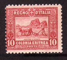 ERITREA 1928 - 1929 SOGGETTI AFRICANI CENT. 10c  MNH - Eritrea