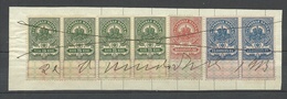 RUSSLAND RUSSIA Revenue Tax Steuermarken O 1913 - Fiscali