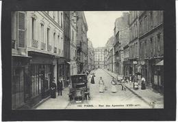 CPA Paris 75 Rue Des Apennins Commerces Shop Voiture écrite - Paris (17)