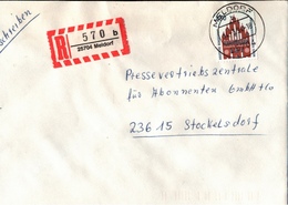 ! 1 Einschreiben 1994,  R-Zettel Aus Meldorf, 25704, Schleswig-Holstein - Etiquettes 'Recommandé' & 'Valeur Déclarée'