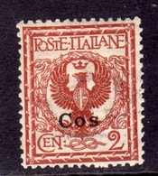 EGEO 1912 COO COS CENT. 2c MNH OTTIMA CENTRATURA - Egée (Coo)