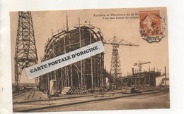 76 - LE TRAIT - ATELIERS ET CHANTIERS DE LA SEINE - VUE DES CALES DE CONSTRUCTION - Le Trait