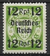 GERMANIA REICH TERZO REICH 1939 FRANCOBOLLI DI DANZICA SOPRASTAMPATI UNIF. 653 F MLH VF - Neufs