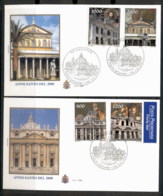 Vatican 2000 Holy Year 2x FDC - FDC