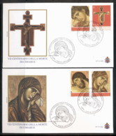 Vatican 2002 Cimaube, Paintings 2x FDC - FDC