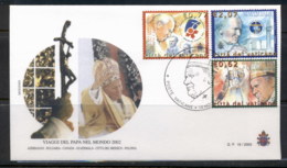 Vatican 2003 Travels Of Pope John Paul II FDC - FDC