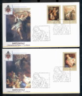 Vatican 2005 Xmas 2x FDC - FDC