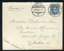 Suisse - Enveloppe De Locarno Pour La France En 1904 - Prix Fixe - Réf JJ 114 - Marcophilie