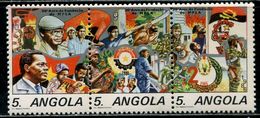 AS6035 Angola 1986 Party Achievement Flag Workers And Peasants 3 All-Union MNH - Francobolli