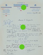 Battice ( Herve )  1944 Imprimerie GRAMME BALANCIER - Imprimerie & Papeterie