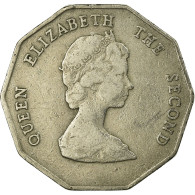 Monnaie, Etats Des Caraibes Orientales, Elizabeth II, Dollar, 1989, TTB - Territoires Britanniques Des Caraïbes