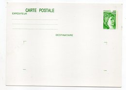 Entier Postal--n° 1970--CP1 --Type Sabine  0.80 Vert --NEUF - Cartes Postales Types Et TSC (avant 1995)