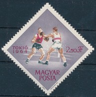 ** 1964 Tokiói Olimpia 2.50Ft Arany Színnyomat (olimpiai Karikák) Nélkül / Mi 2039, Gold Colour (olympic Rings) Omitted. - Otros & Sin Clasificación