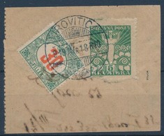 SHS 1919 Magyar és Horvát Bélyeg Távbeszélőjegyen 'VIROVITICA' Signed: Bodor - Sonstige & Ohne Zuordnung