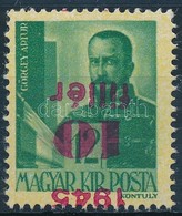 ** 1945 Kisegítő 10f/12f Fordított Felülnyomással, Vizsgálójellel - Altri & Non Classificati