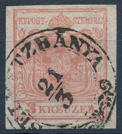 O 1850 3kr HP I 0,07 Mm Selyempapír 'SELMETZBÁNYA' - Andere & Zonder Classificatie