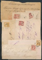 1867-1871 7 Db Küldemény, Benne Kőnyomat 5kr - Autres & Non Classés