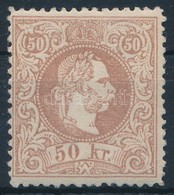 ** 1867 50kr Barna, Eredeti, Tökéletes Gumi, Luxus Darab - Sonstige & Ohne Zuordnung