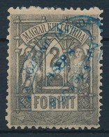 O 1873 Kőnyomat Távírda 2Ft Kék Bélyegzéssel - Sonstige & Ohne Zuordnung