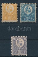 (*) O 1871 Réznyomat 2kr, 10kr, 25kr - Autres & Non Classés