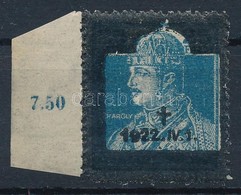 ** 1922 IV. Károly Gyászbélyeg - Other & Unclassified