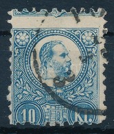 O 1871  Réznyomat 10kr Képbe Fogazva - Altri & Non Classificati