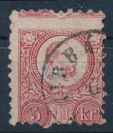 O 1871  Réznyomat 5kr Képbe Fogazva - Altri & Non Classificati