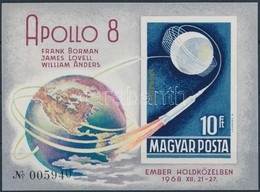 ** 1969 Apollo 8 Vágott Blokk (5.000) - Altri & Non Classificati