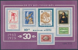 ** 1975 30 év Bélyegeiből Vágott Blokk (4.000) - Altri & Non Classificati