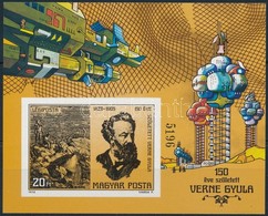 ** 1978 Fantasztikum Az űrkutatásban - Verne Vágott Blokk (5.000) (ujjlenyomatok) - Altri & Non Classificati