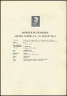 Ausztria 1970-1971 21 Klf Vágott Feketenyomat Emléklapokon, Részletes Német Nyelvű Leírással - Altri & Non Classificati