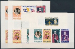 ** Nicaragua 4 Db Blokk (egyiken Papírránc / Paper Crease) - Altri & Non Classificati