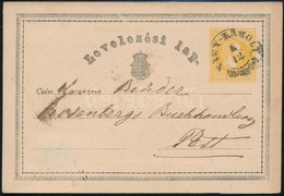 1870 2kr Díjjegyes Levelezőlap 'NAGY-KÁROLY' - Other & Unclassified