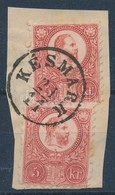 1871 Réznyomat 2 X 5kr 'KÉSMÁRK' - Andere & Zonder Classificatie