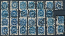 O 1873 27 Db Kőnyomású Bélyeg(204.000)  / 27 Telegraph Stamps Ex Mi 1-5 - Other & Unclassified