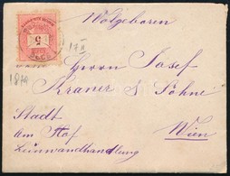 1879 5kr Levélen 'BUDAPEST / BÉCS 1' Mozgóposta Bélyegzéssel - Andere & Zonder Classificatie