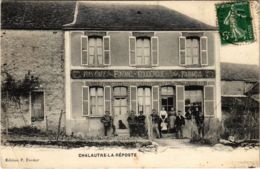 CPA CHALAUTRE-LA-RÉPOSTE Café FONTANEL-GOUDÉRGUE (861586) - Other Municipalities