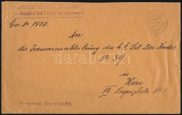 1916 Tábori Posta Levél / Field Post Cover 'K.u.k. RESERVESPITAL Wrschowitz In Sternthal Bei Pettau Süd Steiermark' - Other & Unclassified