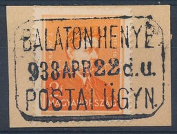 'BALATONHENYE' Postaügynökségi Bélyegzés - Autres & Non Classés