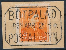 'BOTPALÁD' Postaügynökségi Bélyegzés - Sonstige & Ohne Zuordnung