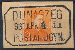 'DUNASZEG' Postaügynökségi Bélyegzés - Other & Unclassified